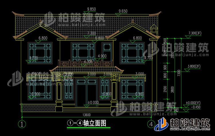 正立面图